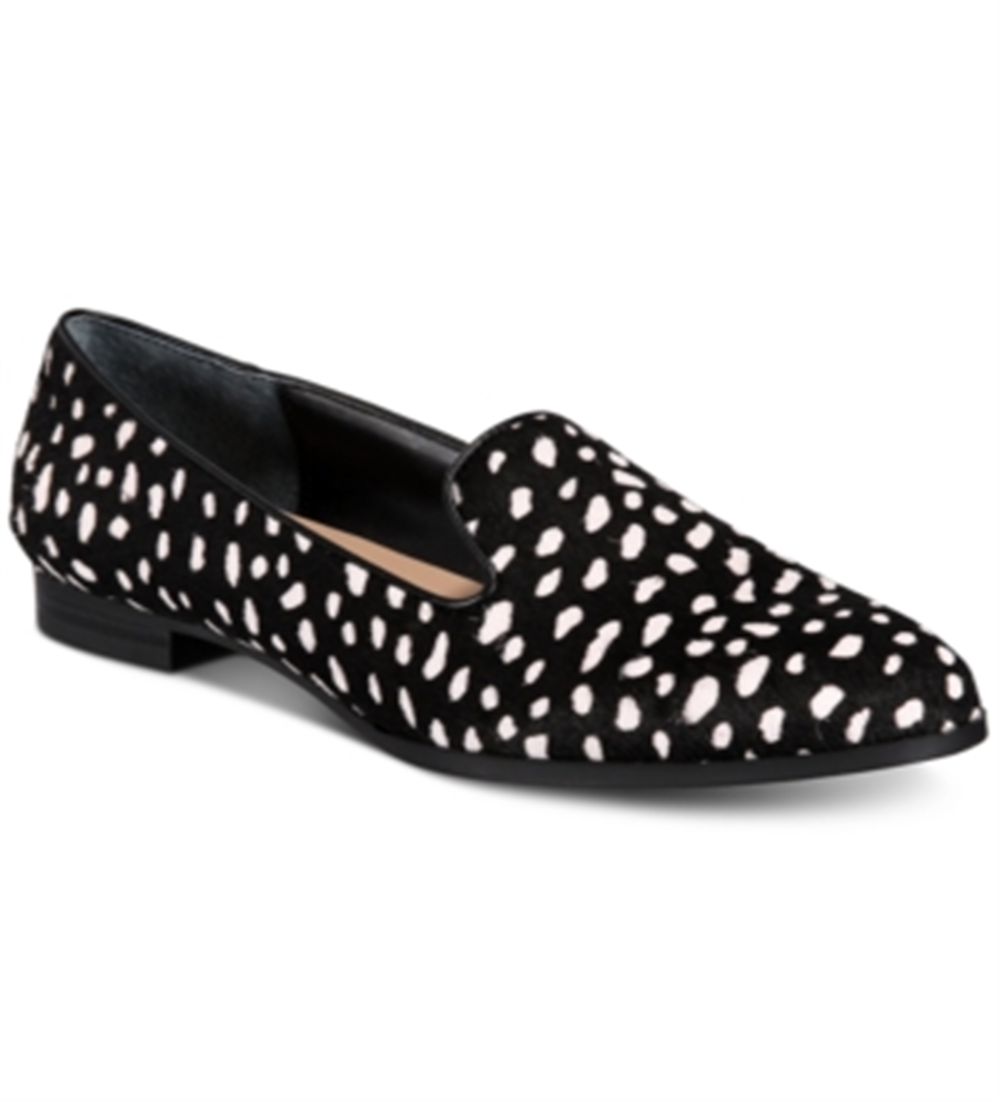 Alfani Women's Step 'N Flex Oceanaa Flats Black-White  Size 10M