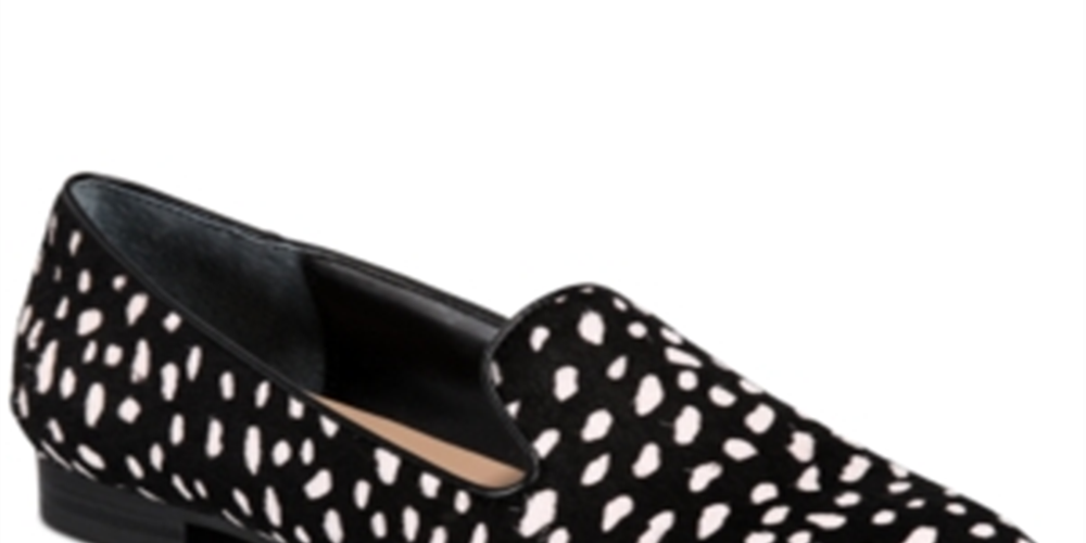 Alfani Women's Step 'N Flex Oceanaa Flats Black-White  Size 10M