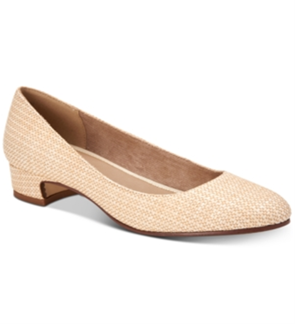 Charter Club Women's Ronnie Round Toe Classic Pumps Beige Size 10 M