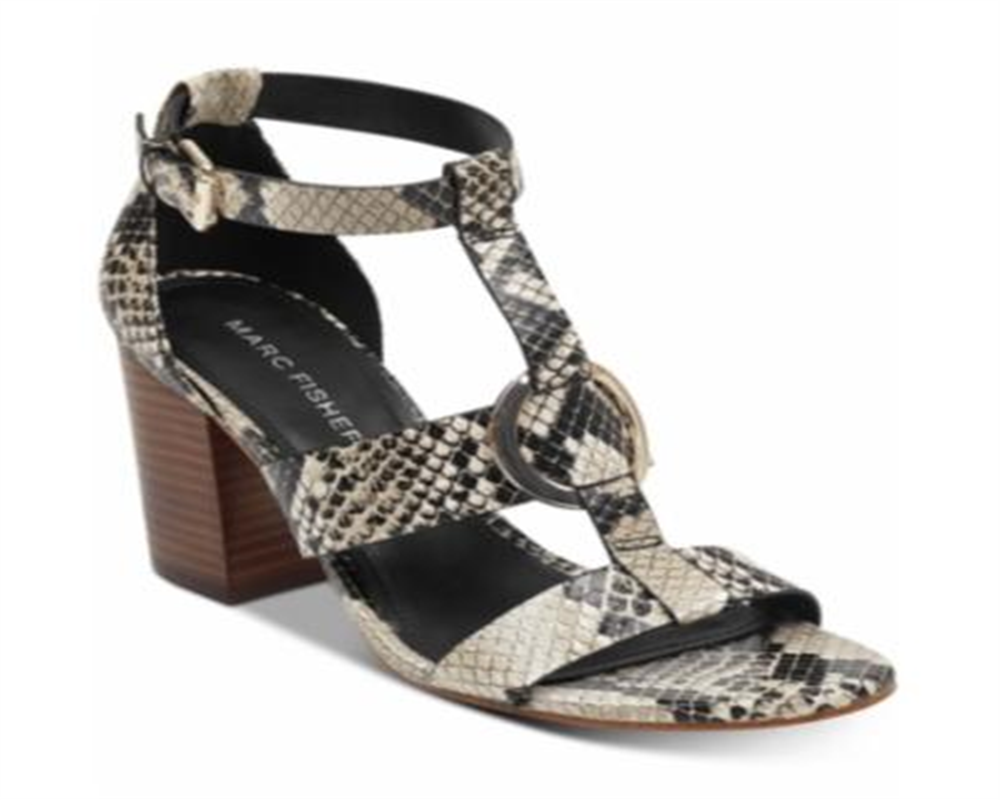 Marc Fisher Women's Walinda City Sandals Black Size 5 M