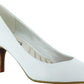Easy Street Women's Passion Pumps White Size 9 W