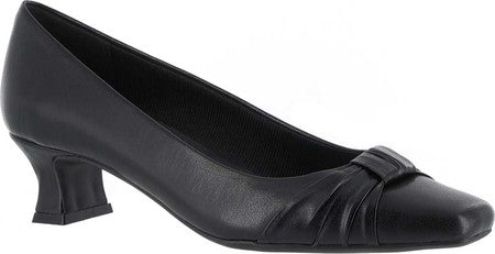 Easy Street Women's Waive Kitten Heel Pumps Black Size 6 M