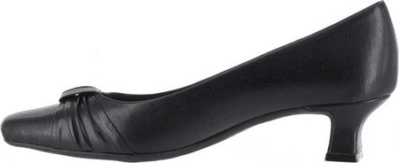 Easy Street Women's Waive Kitten Heel Pumps Black Size 6 M