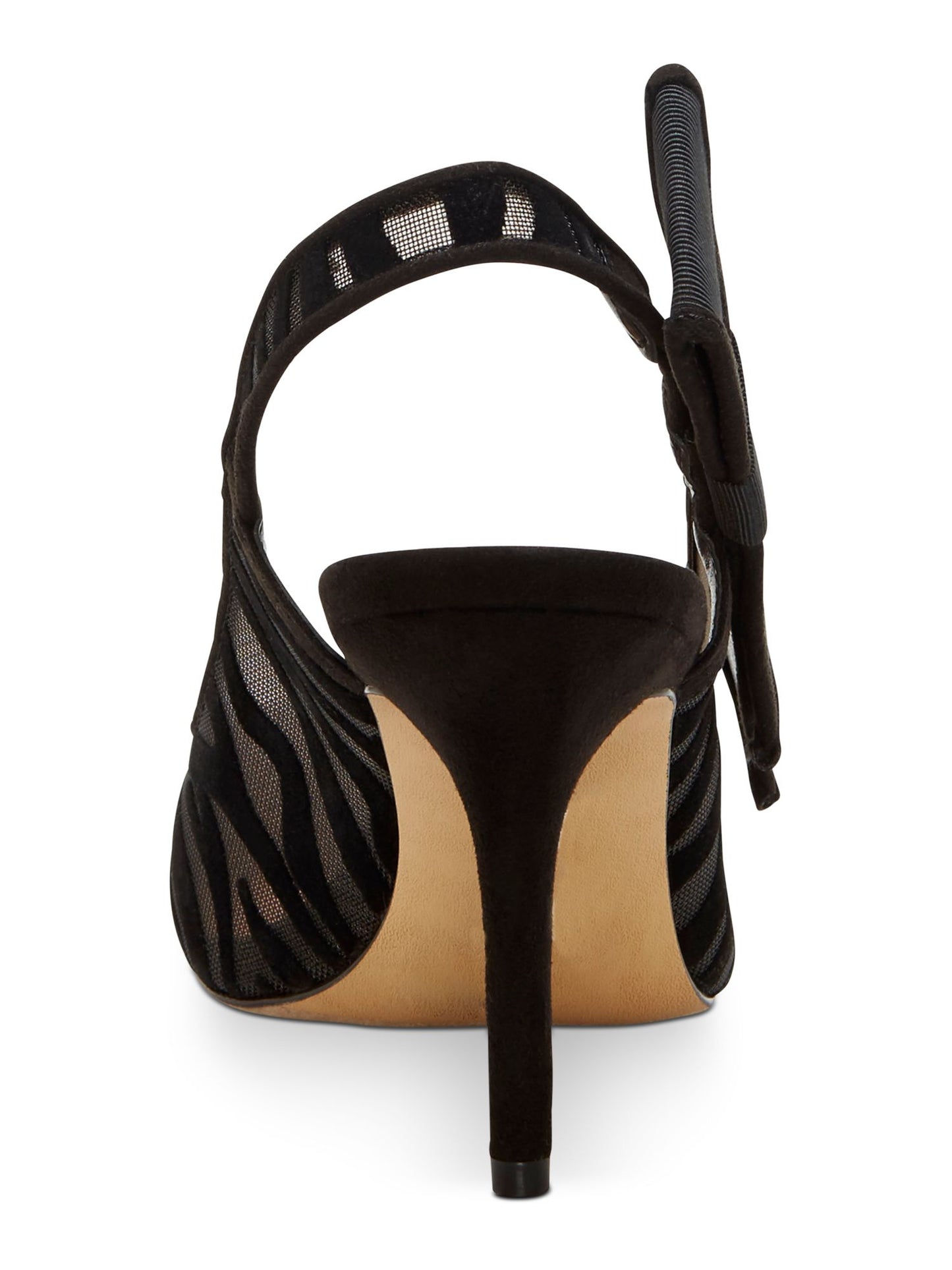 INC International Concepts Women's Coletta Pointed Toe Slingback Pumps Black Size 6M
