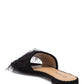 Zigi Soho Women's Taylah Faux Fur Open Toe Formal Slide Sandals Black Size 6.5M