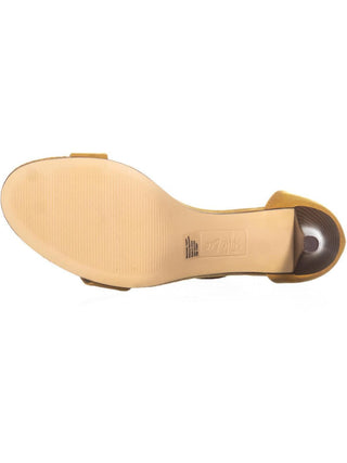 Style & Co. Women's Paycee Open Toe Casual Ankle Strap Sandals Yellow Size 8.5 M