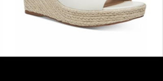 Steve Madden Women's Micah Wedge Sandal White Size 7 M