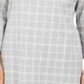 Karen Scott Women's  Plaid Tunic  - Smoke Grey Heather Gray Size XL