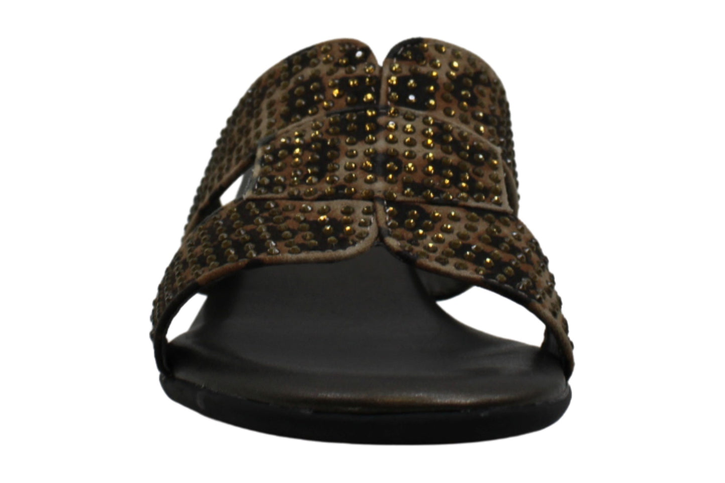 Karen Scott Women's Open Toe Casual Slide Sandals Brown Size 6M