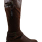 Style & Co. Women's Ashliie Closed Toe Knee High Fashion Boots Brown Size 11 M