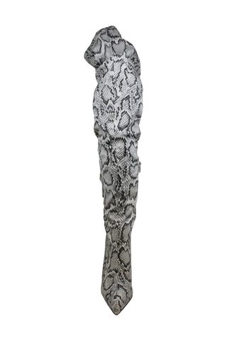 Bebe Women's Destined Fabric Pointed Toe Over Knee Black Size 6 M