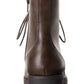 American Rag Women's Round Toe Block Heel Lace up Booties Brown Size 7 M