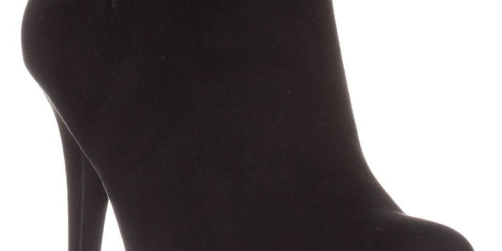 Thalia Sodi Women's Briea Almond Toe Ankle Fashion Boots Black Size 8.5W