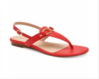 Charter Club Women's Ondreaa Thong Flat Sandals Red Size 8.5