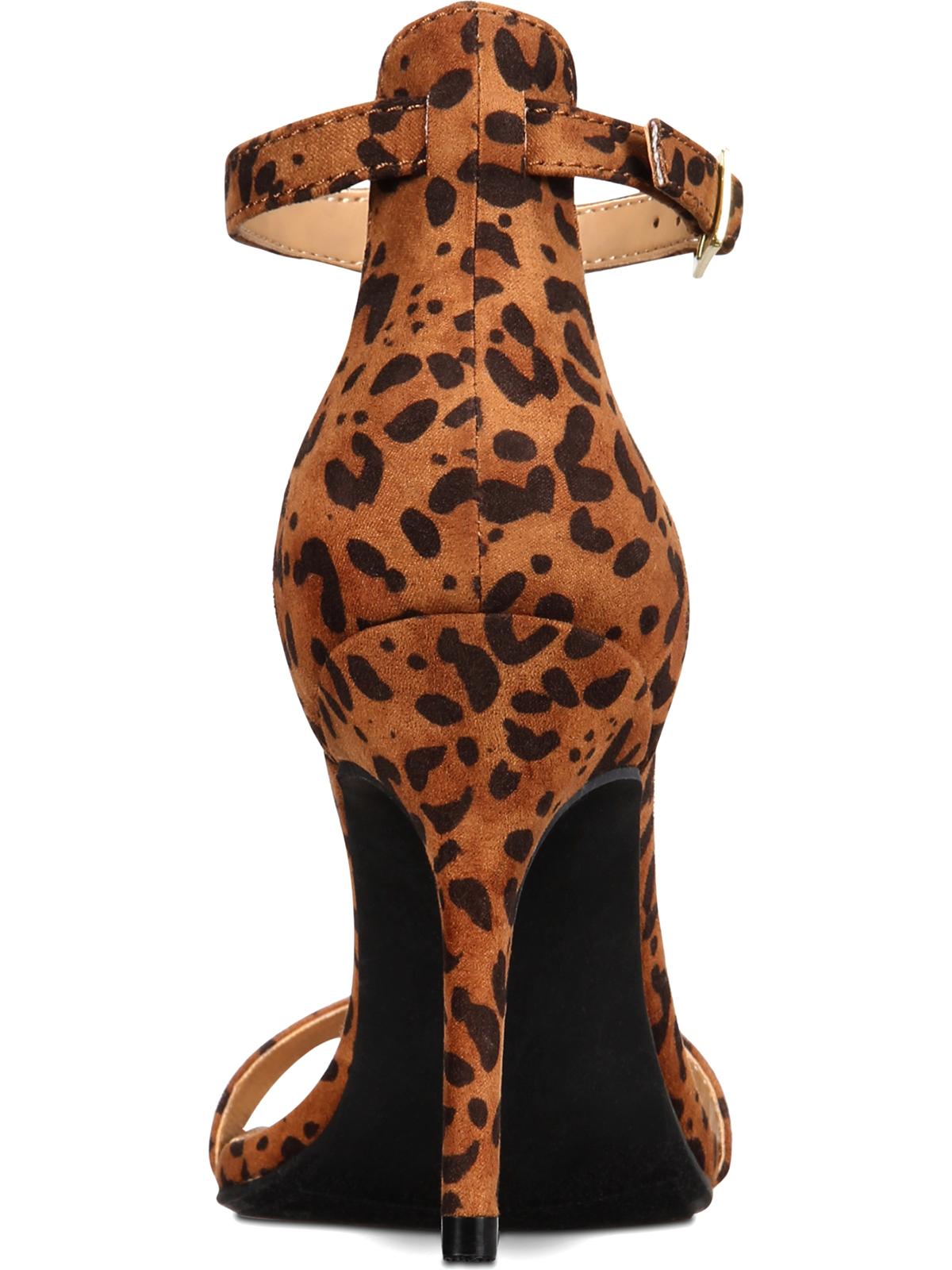 Material Girl Womens Blaire Open Toe Ankle Strap Classic Pumps Black Size 8 M