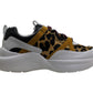 INC International Concepts Women's Gemella Low Leopard Shoes White Size 8 M