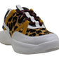 INC International Concepts Women's Gemella Low Leopard Shoes White Size 8 M