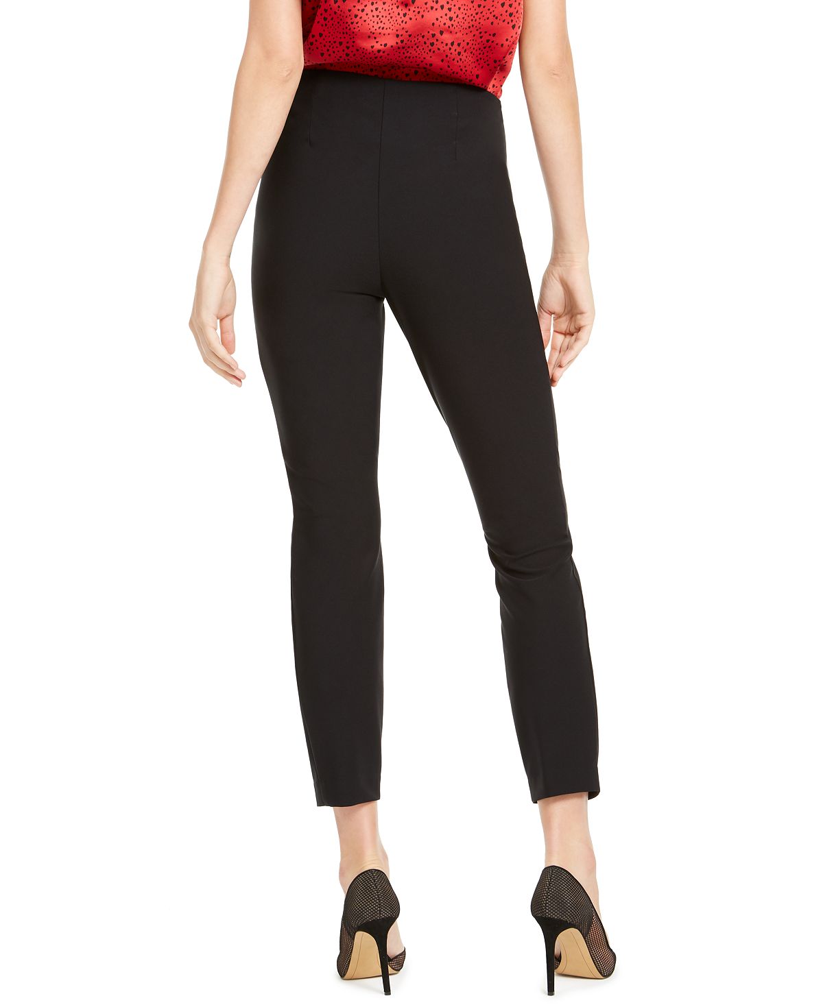 Inc Side-Zip Skinny Pants Black Size 6