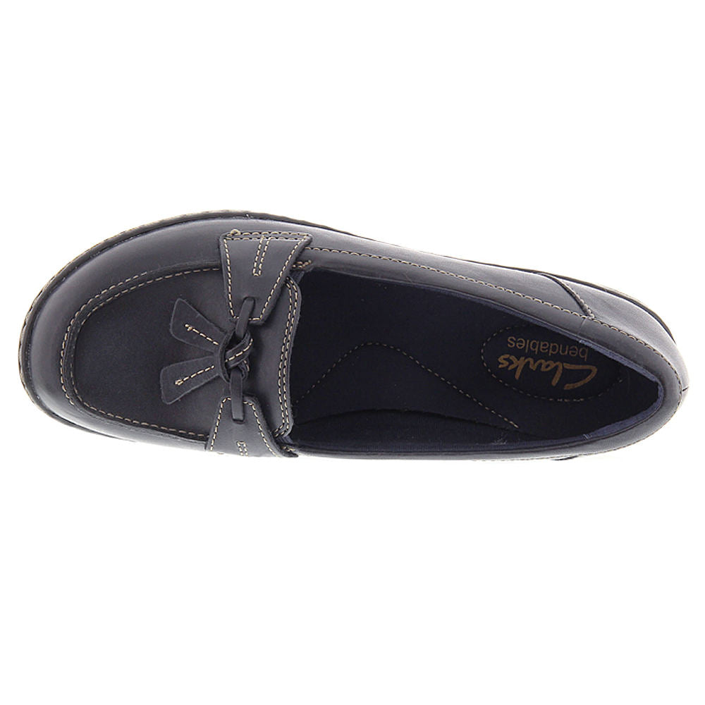 Clarks Women's Ashland Bubble Flats Shoes Blue Size 9 M