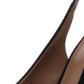 Material Girl Women's Slingback Goring Cushioned Darcie Pointed Toe Stiletto Slip on Dress Pumps Black Size 9 M