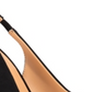 Material Girl Women's Slingback Goring Cushioned Darcie Pointed Toe Stiletto Slip on Dress Pumps Black Size 9 M