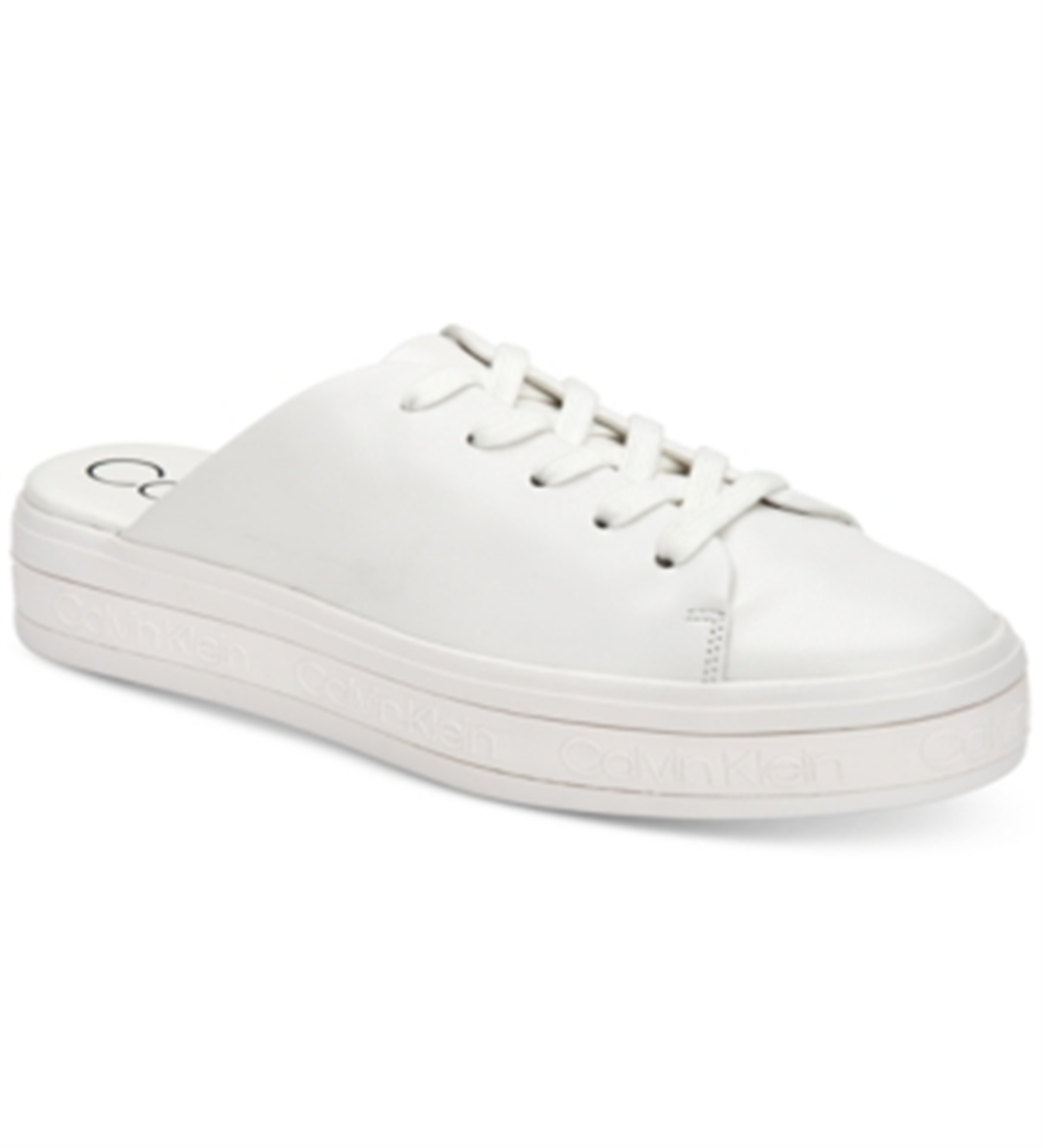 Calvin Klein Women's Jackay Sneakers White Size 6 M