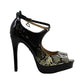 Thalia Sodi Women's Chelsie Dress Sandals Natural Snake Ombre 6M