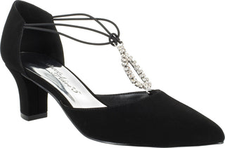 Easy Street Women's Wide Width Moonlight Pumps Black Size 7 W