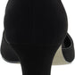 Easy Street Women's Wide Width Moonlight Pumps Black Size 7 W