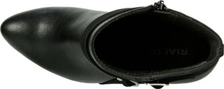 RIALTO Women's Casual Boots Caleigh Bootie Black Size 8.5 M