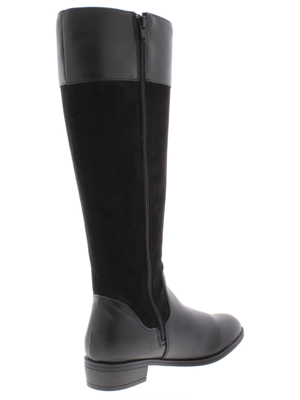 Karen Scott Women's Deliee Women Round Toe Boots Black Size 5 M