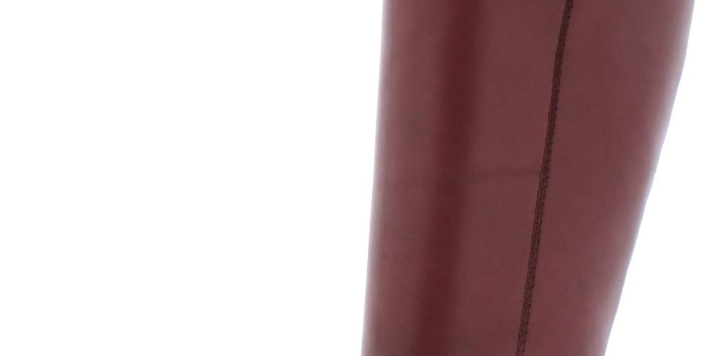 INC International Concepts Women's Fawne Riding Leather Boots Red Size 6 M