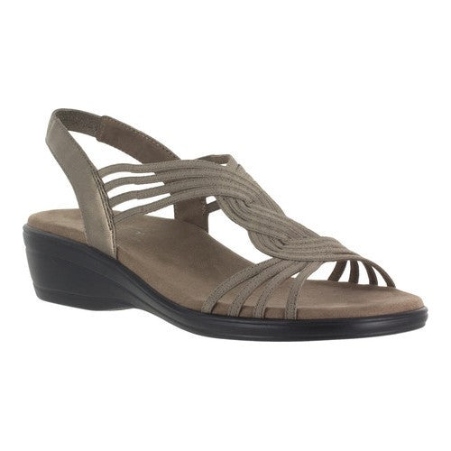 Easy Street Women's  Natara Sandals Pewter Size 6W
