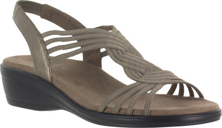 Easy Street Women's  Natara Sandals Pewter Size 6W