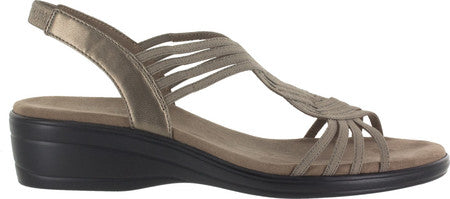 Easy Street Women's  Natara Sandals Pewter Size 6W