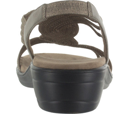Easy Street Women's  Natara Sandals Pewter Size 6W