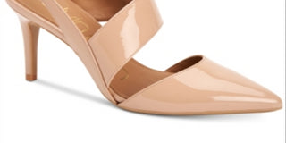 Calvin Klein Women's Gianna Pointed Toe Bridal Slingback Sandals Brown Size 9 M