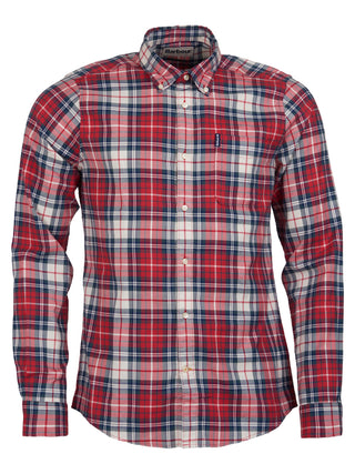 Barbour Mne's Highland Check Tailored Shirt Red Size X-Large