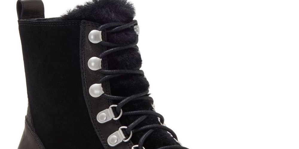 Lucky Brand Women's Ilianna Leather Closed Toe Ankle Fashion Boots Black Size 6 M