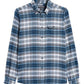 Barbour Men's Shoreham Men's Shirt Blue Steel Size Medium
