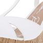 American Rag Women's Peep Toe Special Occasion Ankle Strap Sandals White Size 9 M