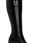 Alfani Women's Nellie Leather Closed Toe Knee High Riding Boots Black Size 7.5 M