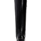 Alfani Women's Nellie Leather Closed Toe Knee High Riding Boots Black Size 7.5 M