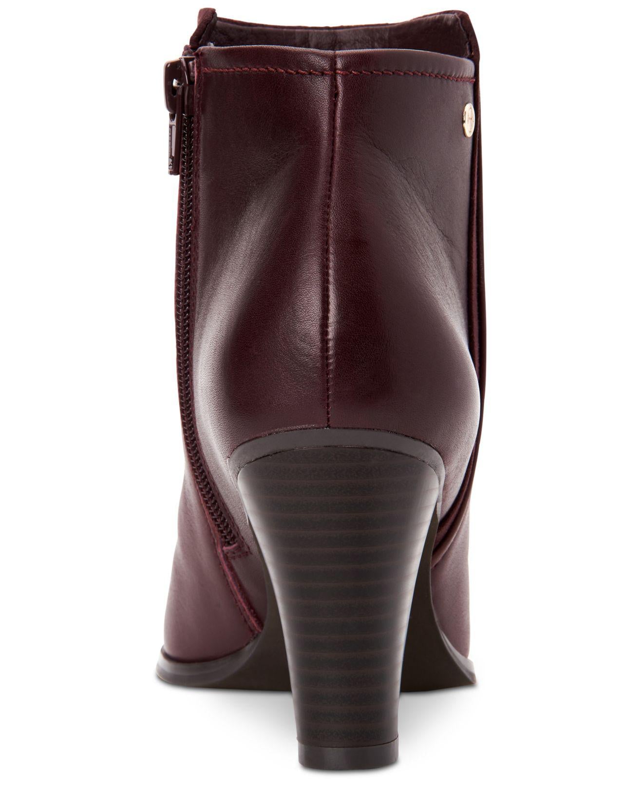 Giani Bernini Women's Bellee Closed Toe Ankle Fashion Boots Red Size 11 M