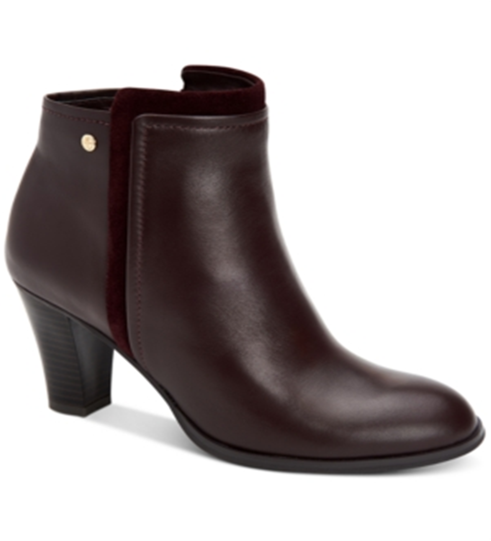 Giani Bernini Women's Bellee Closed Toe Ankle Fashion Boots Red Size 11 M