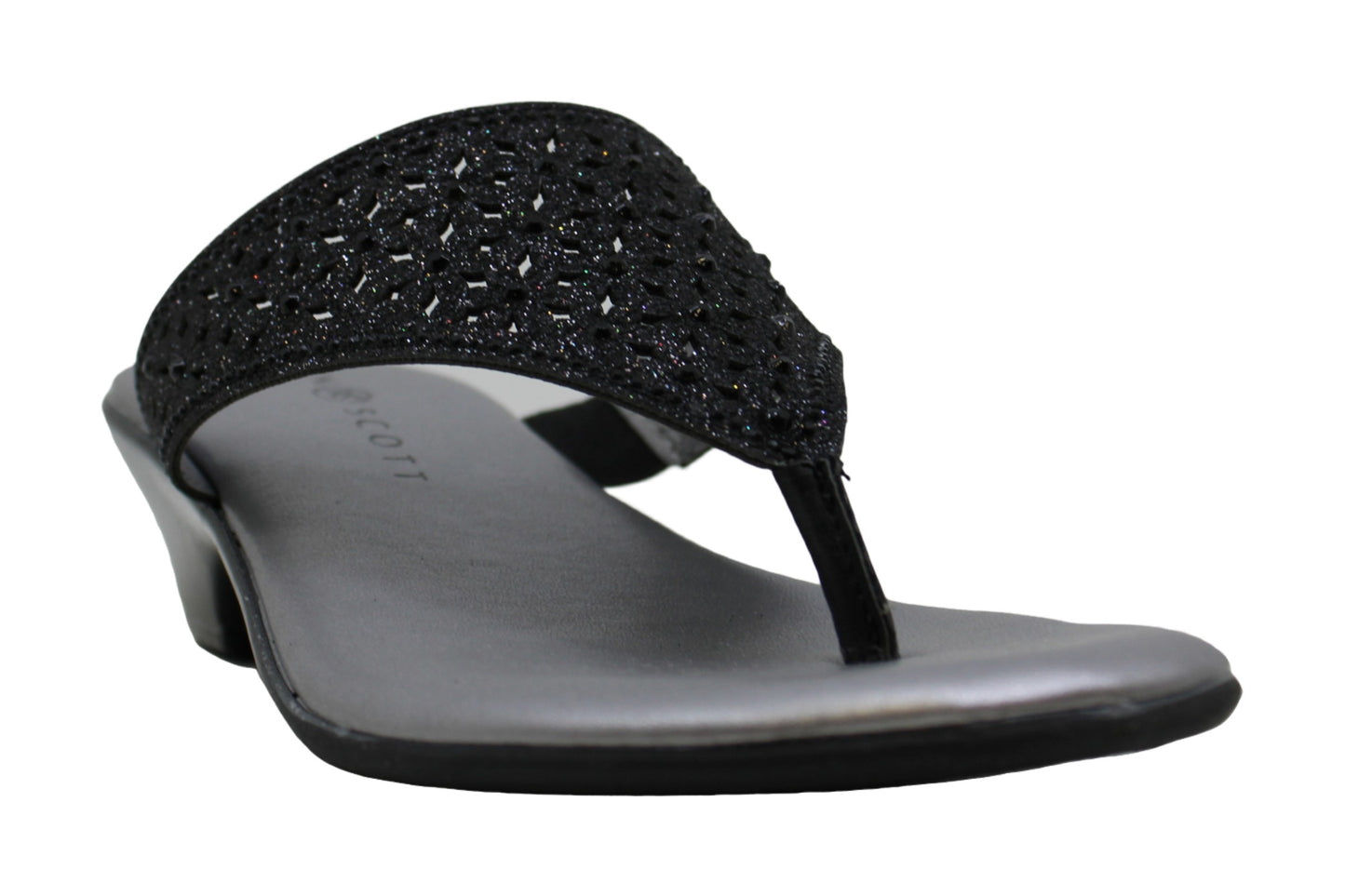 Karen Scott Women's Elda Sandals  Black Size 8.5 M