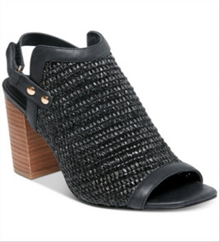 STEVEN by Steve Madden Women's Sweep Heeled Sandal Black Size 7.5 M