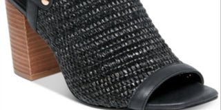 STEVEN by Steve Madden Women's Sweep Heeled Sandal Black Size 7.5 M