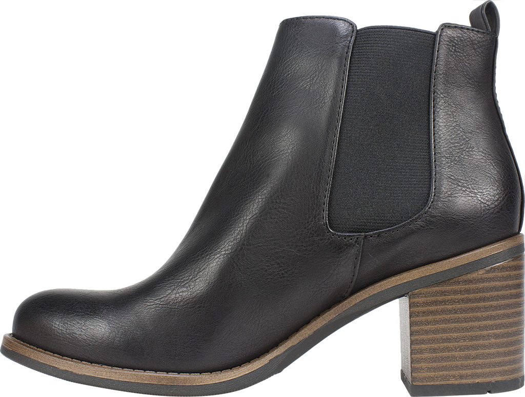 White Mountain Women's Destiny Chelsea Booties Black Size 5 M