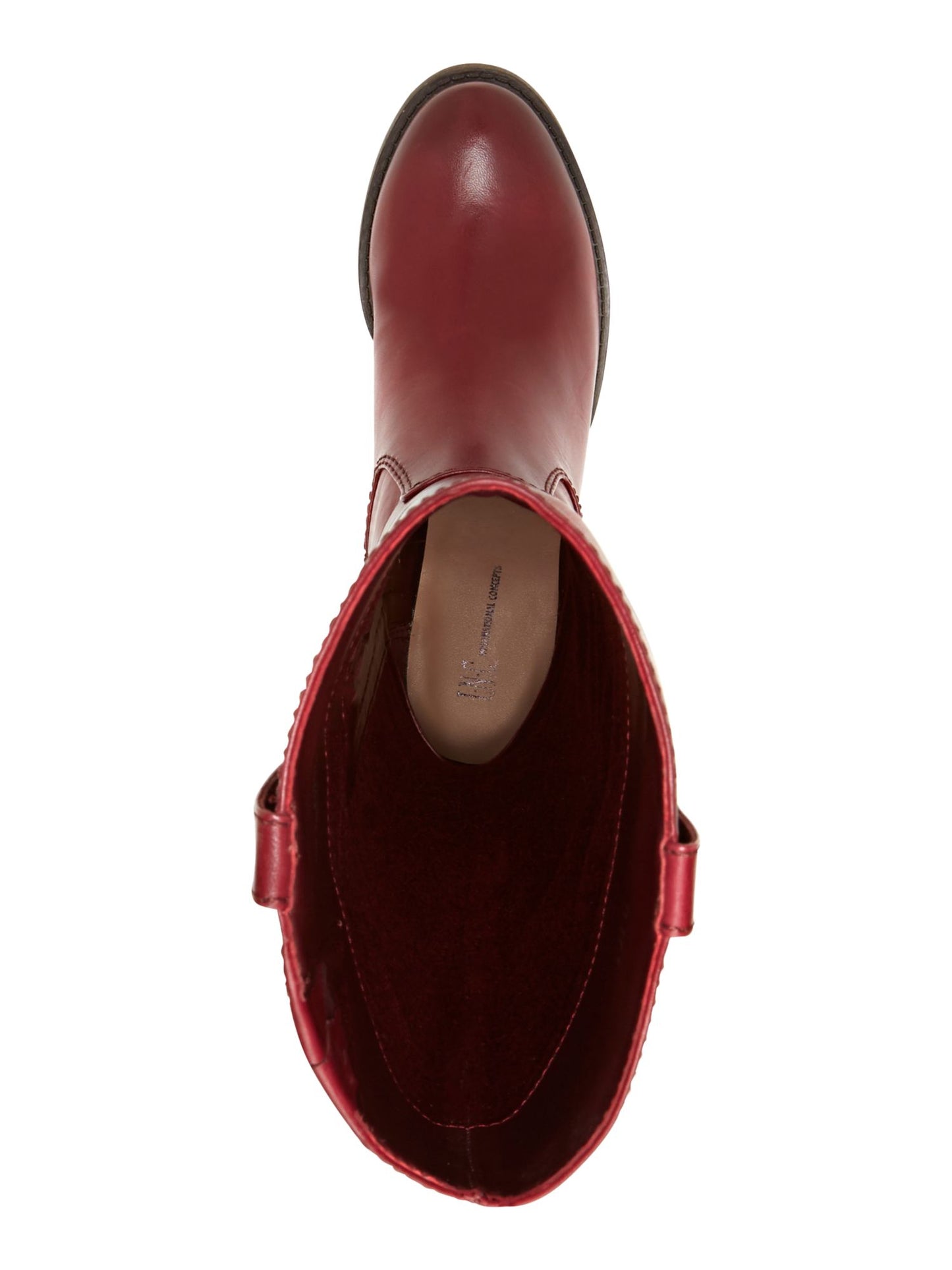 INC International Concepts Women's Fawne Riding Leather Boots Red Size 6.5 M